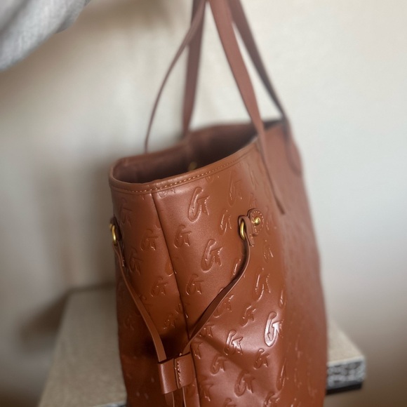 GLAMAHOLIC MONOGRAM BROWN TOTE - Picture 6 of 7